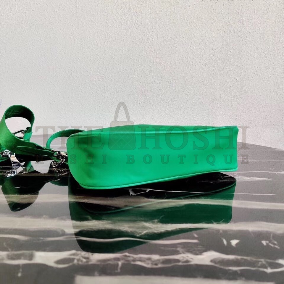Pra*a Green Nylon Re-Edition 2005 Shoulder Bag Master Quality