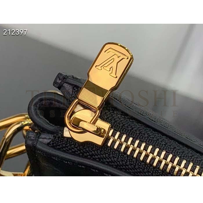 L0vis Vvtt0n LV Women Lexington Pouch Black Monogram-Embossed Calf Leather Master Quality