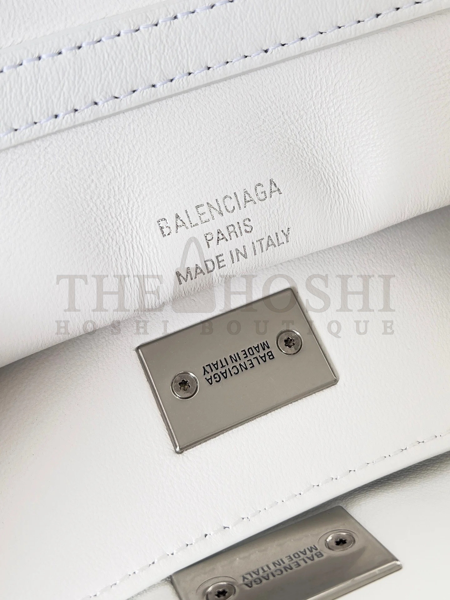 Ba1en*iaga Rodeo Mini Bag in White Calfskin Master Quality