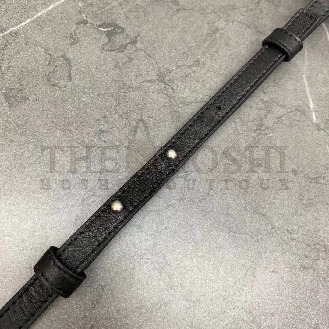 B0tt*ga Ven*ta Small Point Top Handle Bag In Black Leather Master Quality