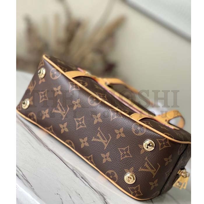 L0vis Vvtt0n LV Women Cité Handbag Monogram Coated Canvas Cowhide Leather Master Quality
