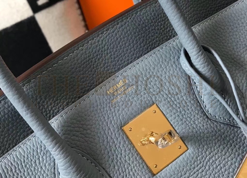 H**me5 Blue Lin Clemence Birkin 35cm Bag Master Quality