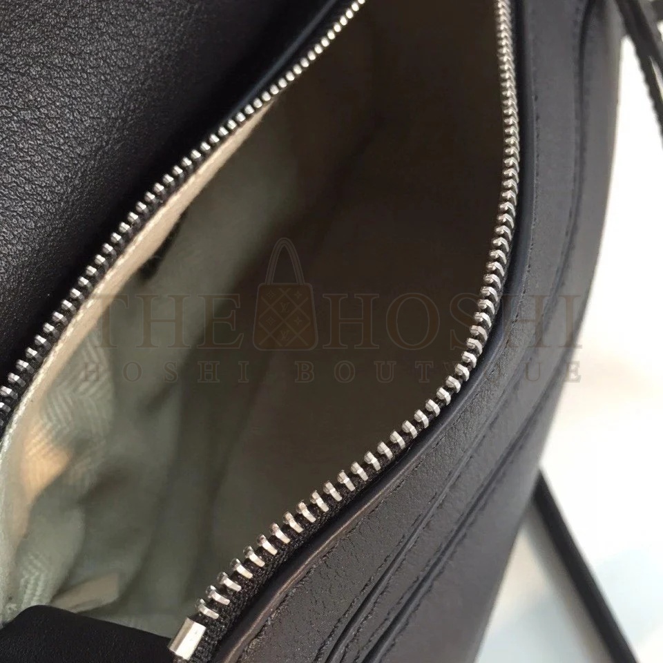 L0ew* Puzzle Mini Bag In Black Calfskin Master Quality