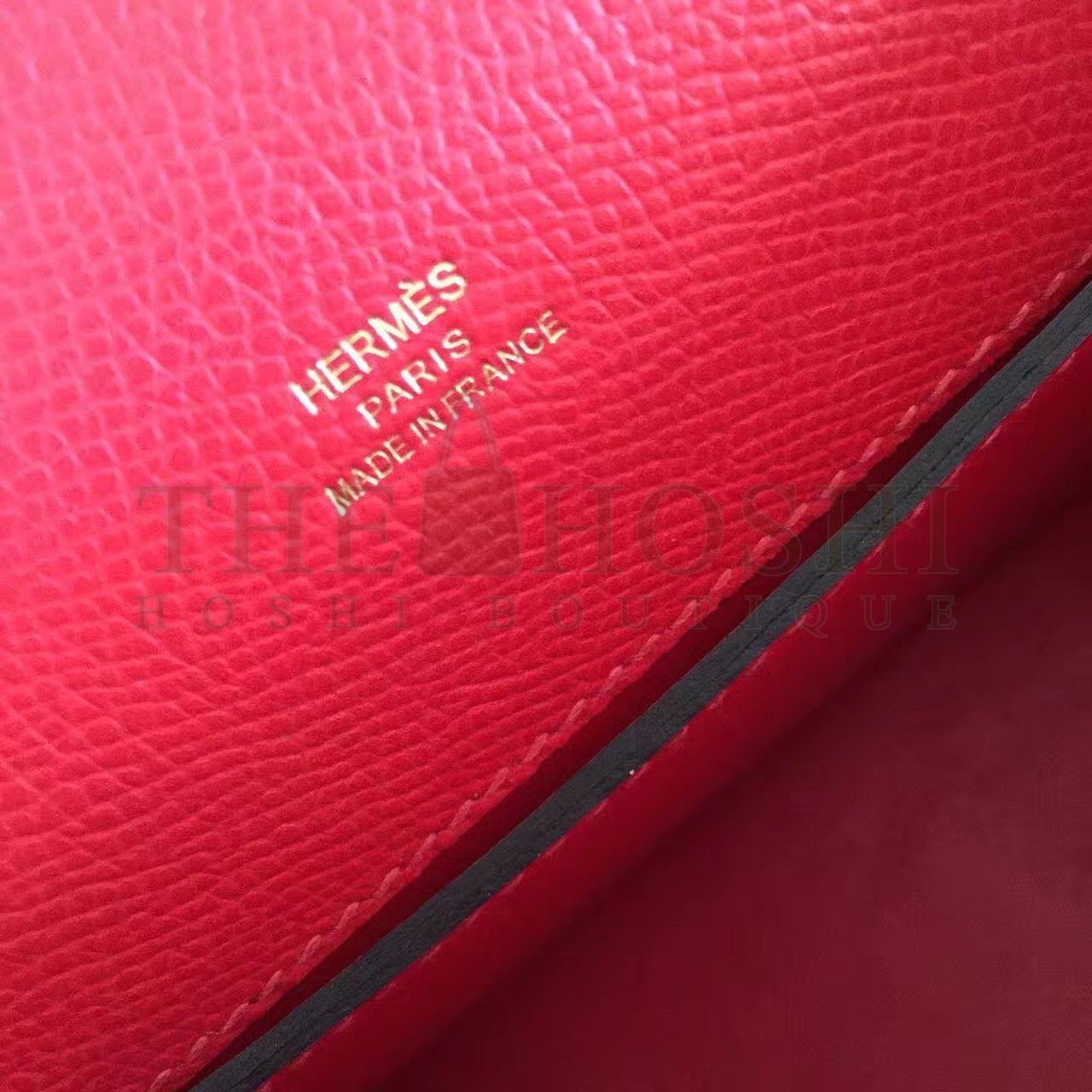 H**me5 Red Kelly Pochette Epsom Handmade Bag Master Quality