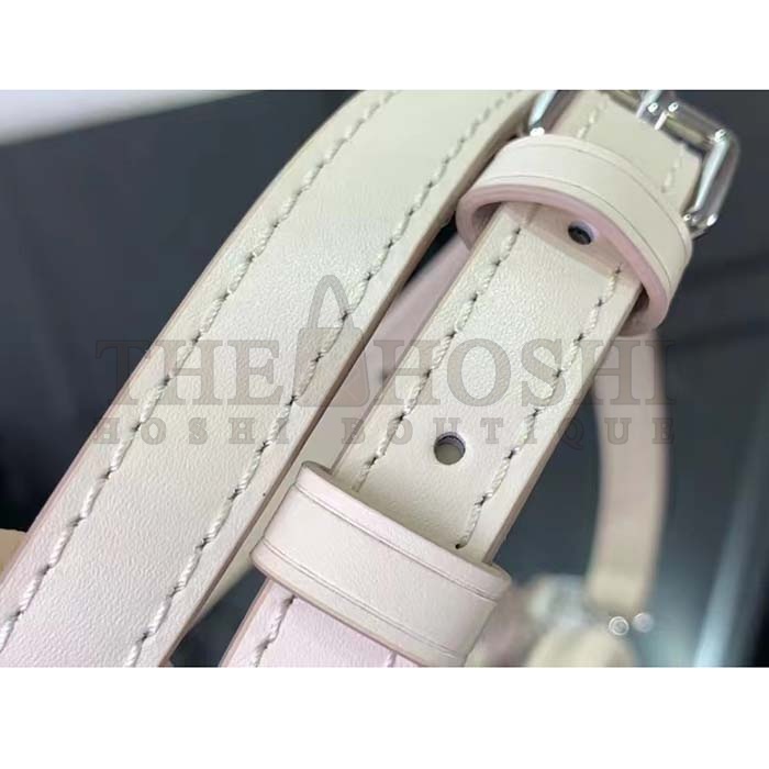 L0vis Vvtt0n LV Women Nano Alma Handbag Quartz White Epi Grained Cowhide Leather Master Quality