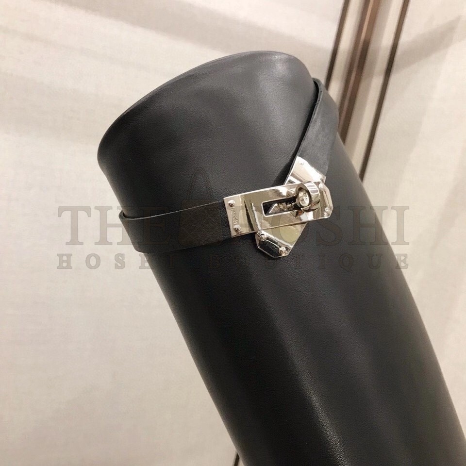 H**me5 Jumping Boots In Black Calfskin Master Quality