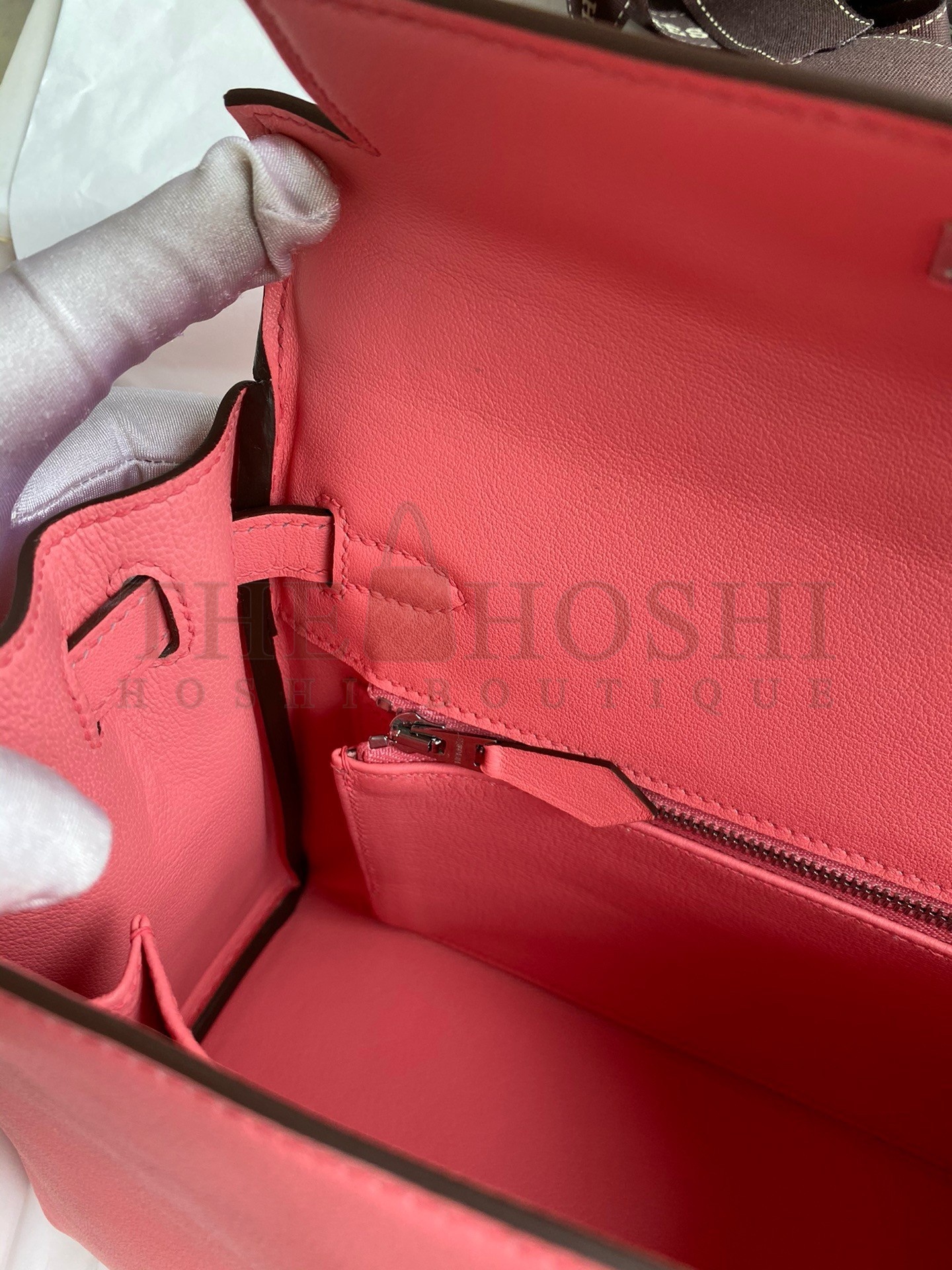 H**me5 Kelly Retourne 25 Handmade Bag In Rose d