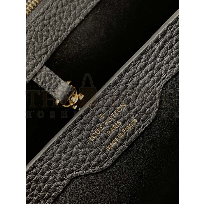 L0vis Vvtt0n LV Women Capucines MM Handbag Black Beige Red Taurillon Leather Master Quality