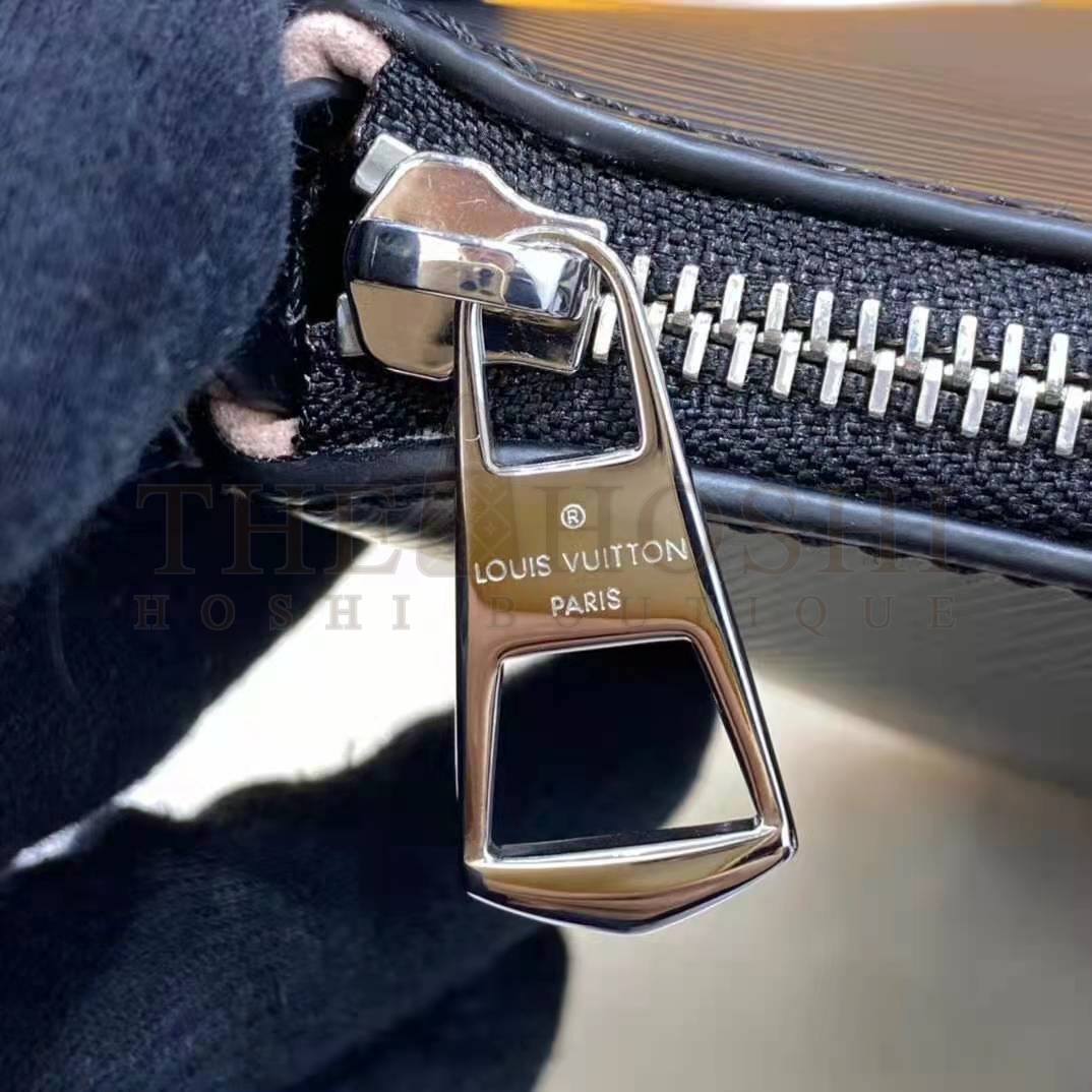 L0vis Vvtt0n LV Women Marelle Handbag Black Epi Grained Cowhide Leather Canvas Master Quality