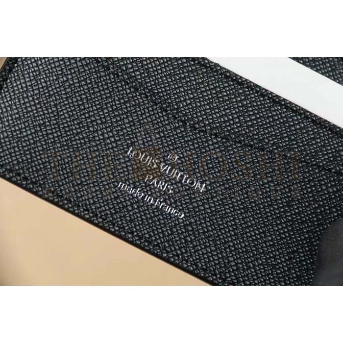 L0vis Vvtt0n LV Unisex Slender Wallet Blue Monogram Coated Canvas Bill Compartment Master Quality