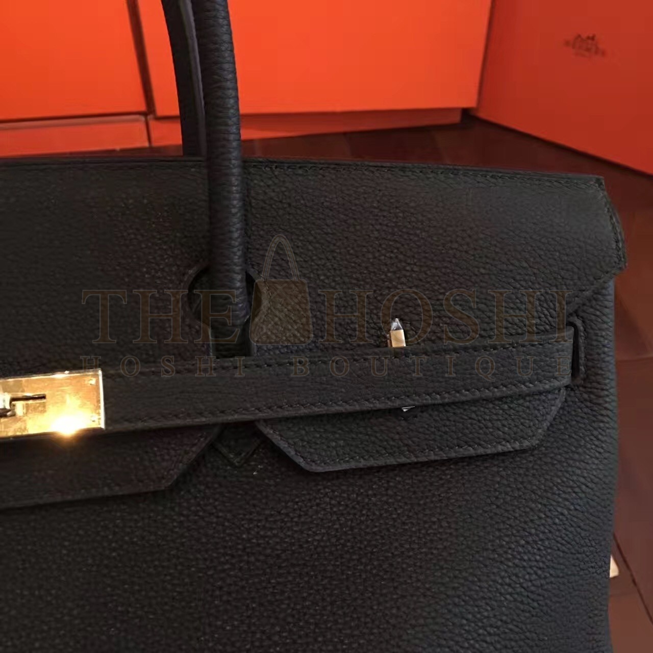 H**me5 Black Clemence Birkin 40cm Handmade Bag Master Quality