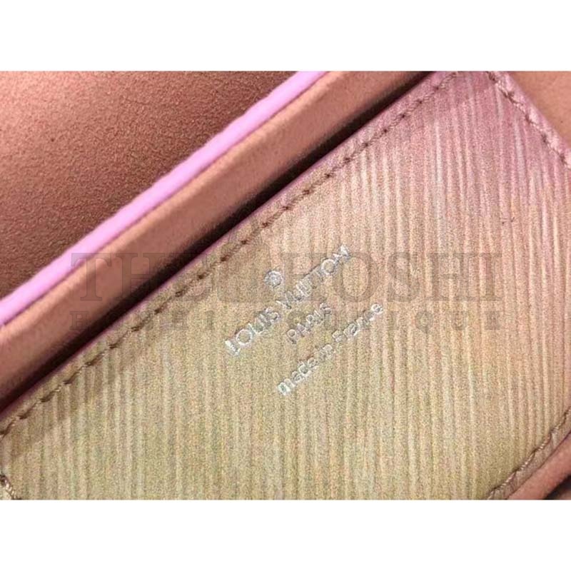 L0vis Vvtt0n LV Women Twist MM Handbag Pink Epi Grained Cowhide Leather Master Quality