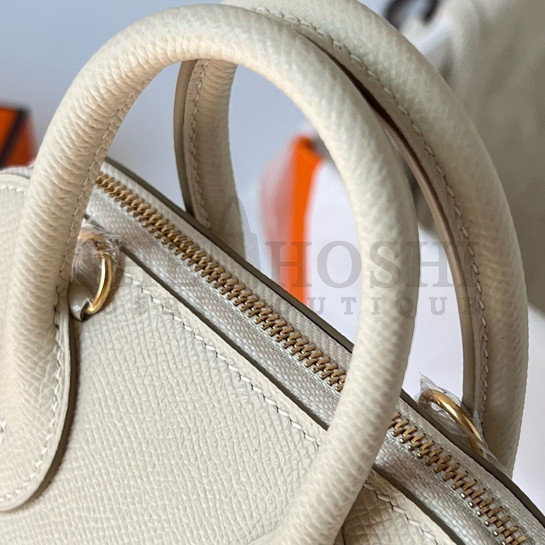 H**me5 Bolide 1923 Mini Handmade Bag In Craie Epsom Calfskin Master Quality