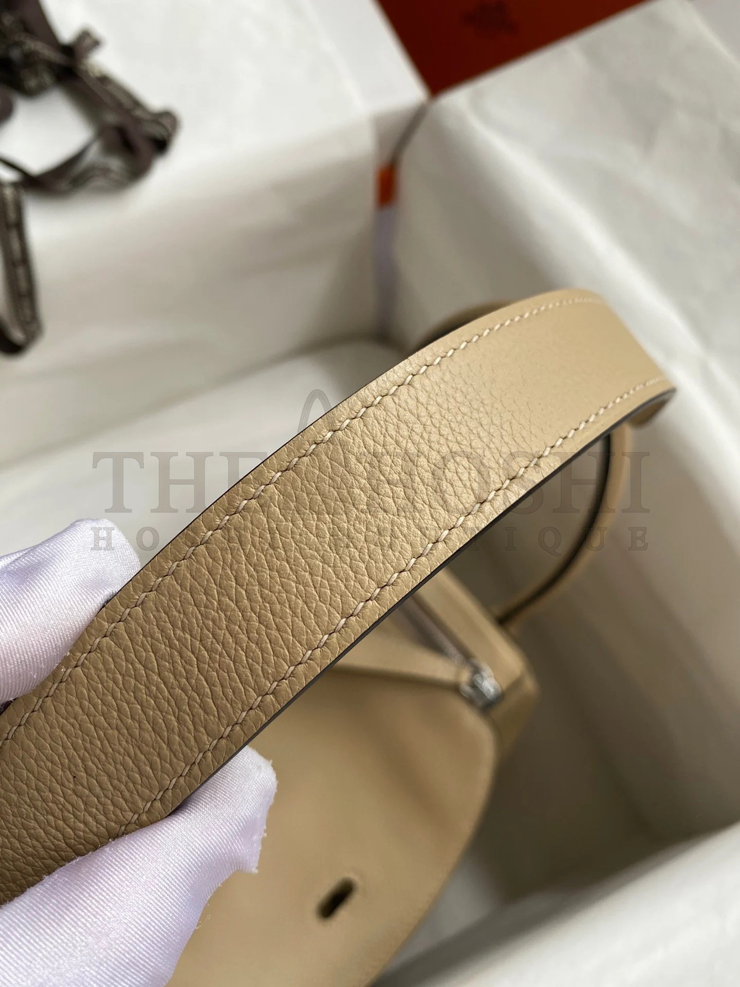 H**me5 Lindy 26 Handmade Bag In Trench Evercolor Leather Master Quality