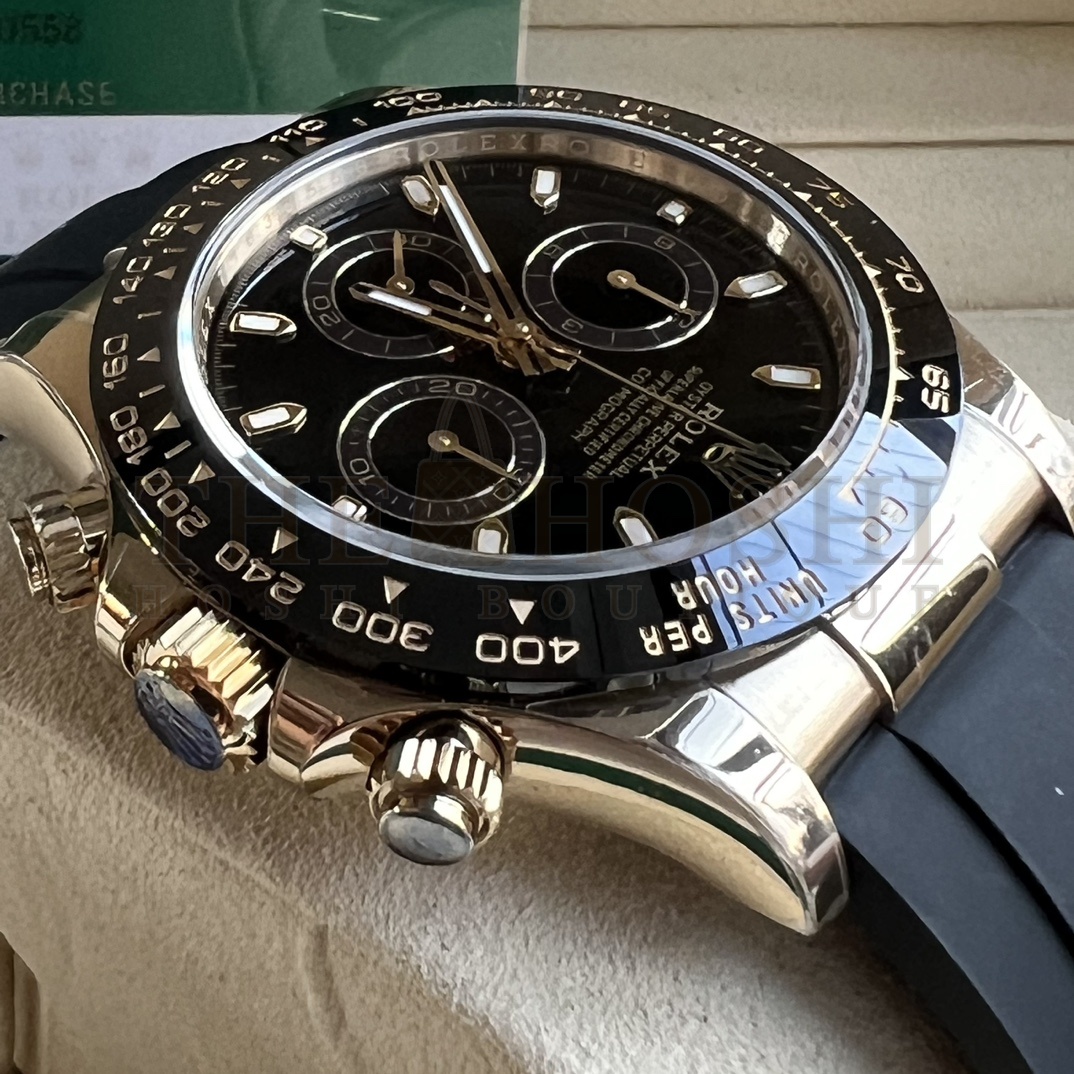 R01ex Cosmograph Daytona Steel Bezel Black Dial Men