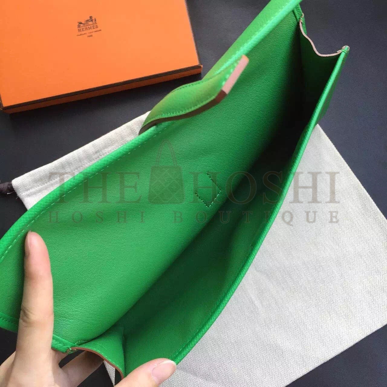 H**me5 Bamboo Epsom Jige Elan 29 Clutch Bag Master Quality