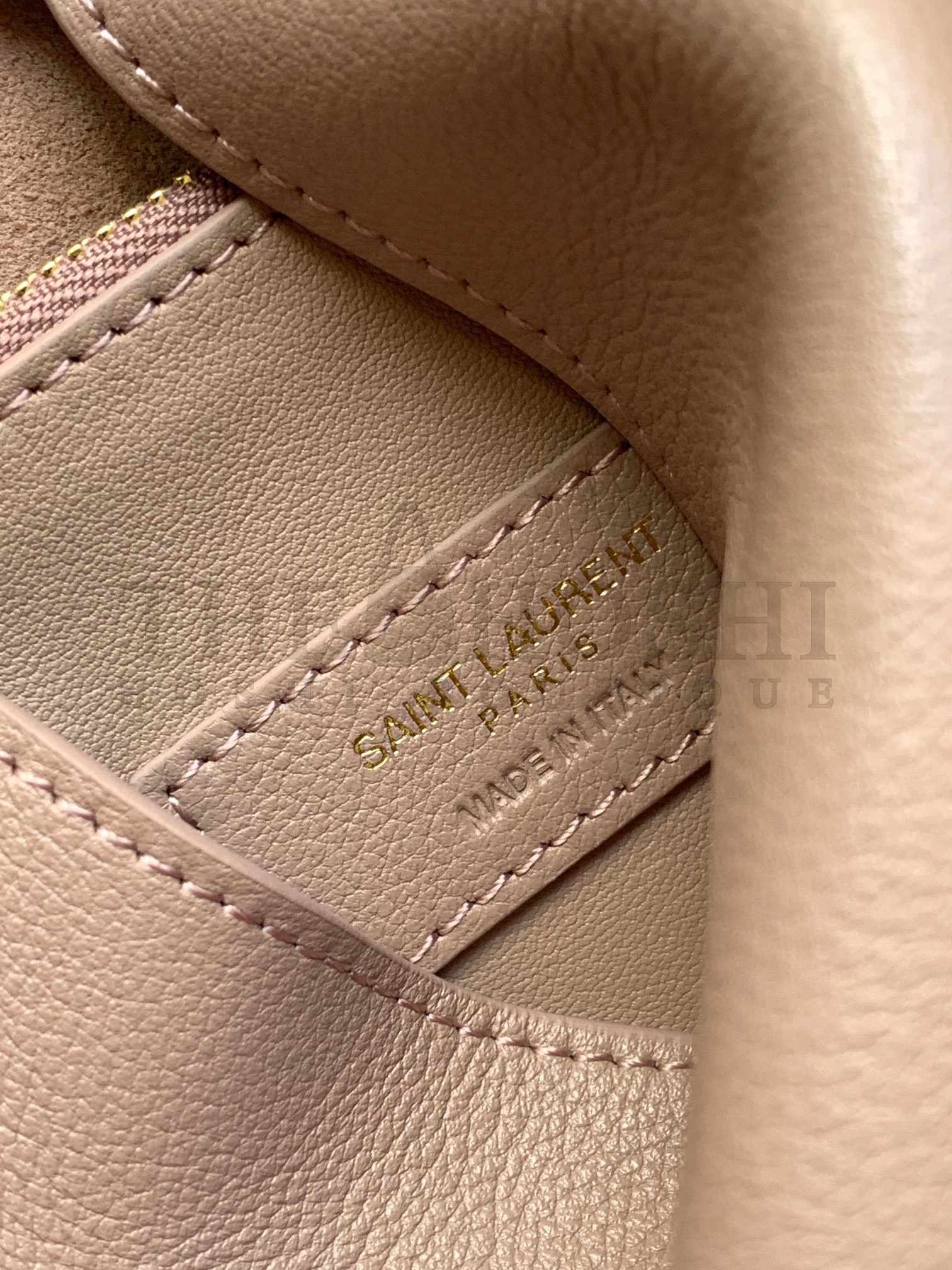 Sa1nt Lau*nt Le 5 A 7 Soft Small Shoulder Bag in Beige Leather Master Quality