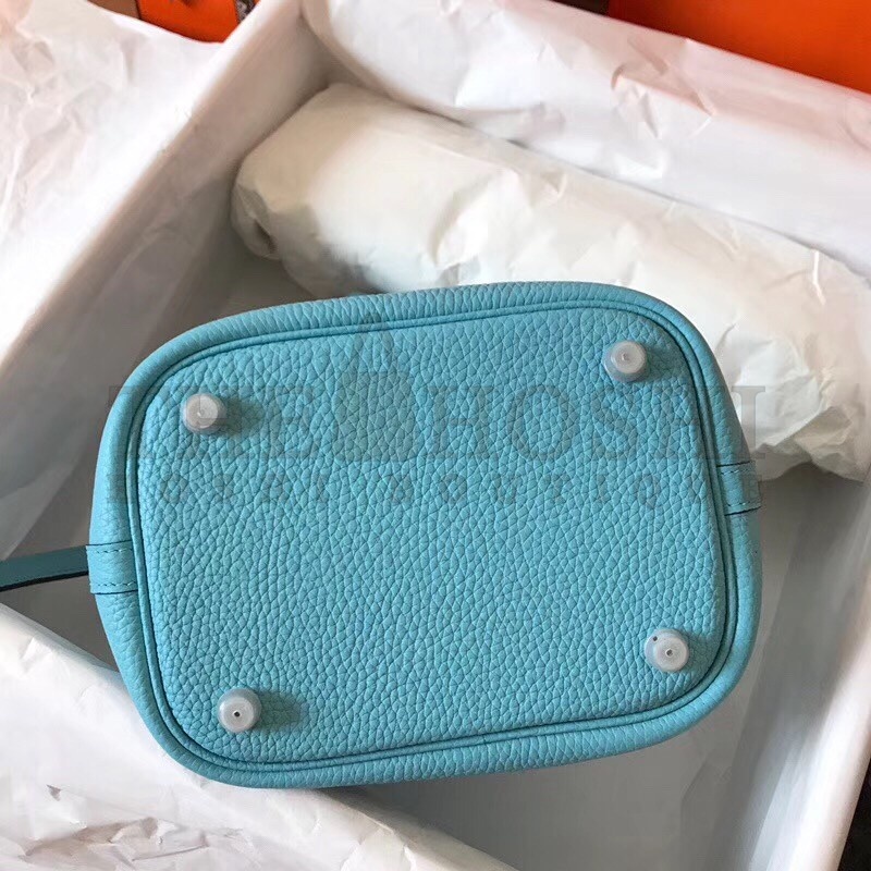 H**me5 Lagon Picotin Lock MM 22cm Handmade Bag Master Quality