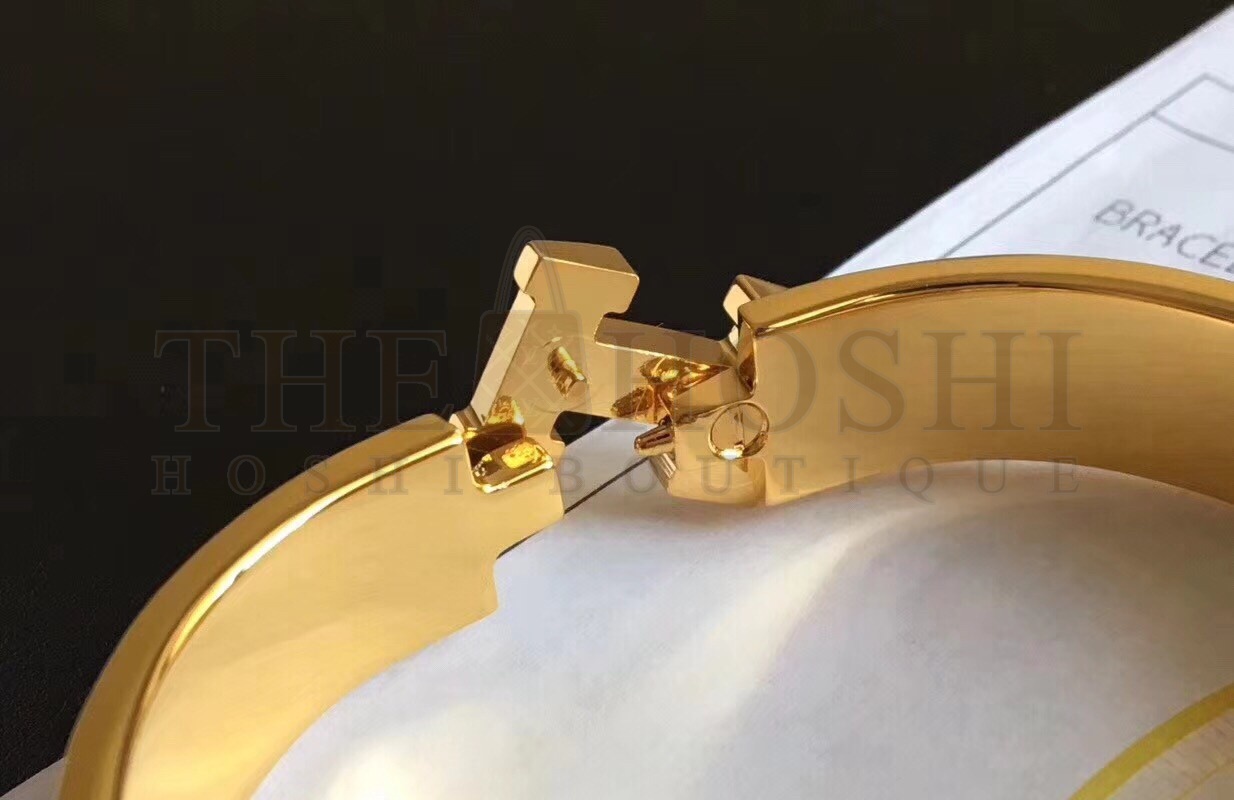 H**me5 White Enamel Clic H PM Bracelet Master Quality