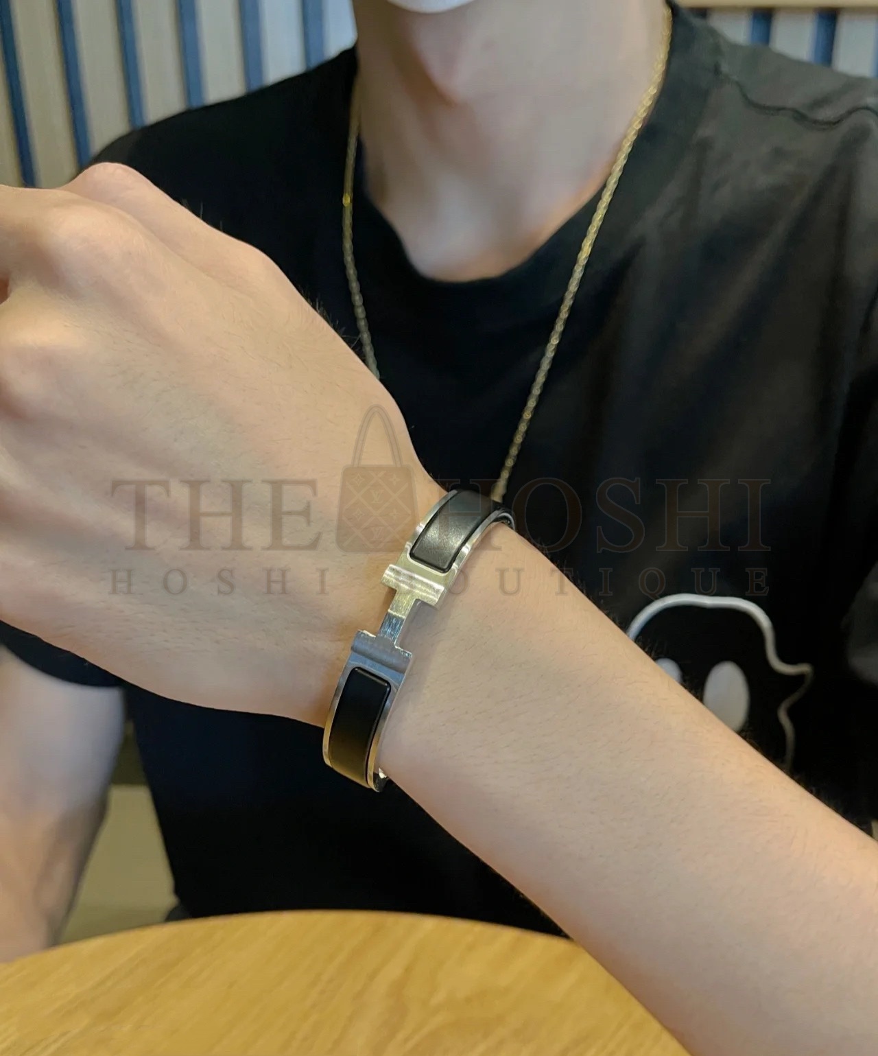 H**me5 Matte White Black Warrior Bracelet Replica Master Quality