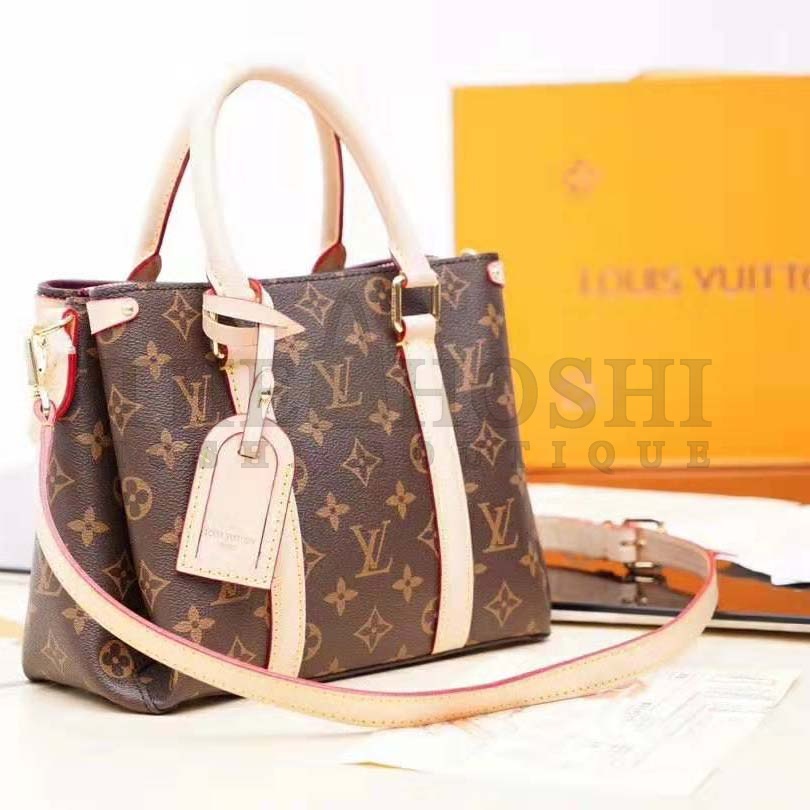 L0vis Vvtt0n LV Women Open Handbag BB in Monogram Canvas-Brown Master Quality