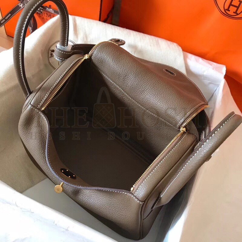 H**me5 Taupe Lindy 26cm Clemence Handmade Bag Master Quality
