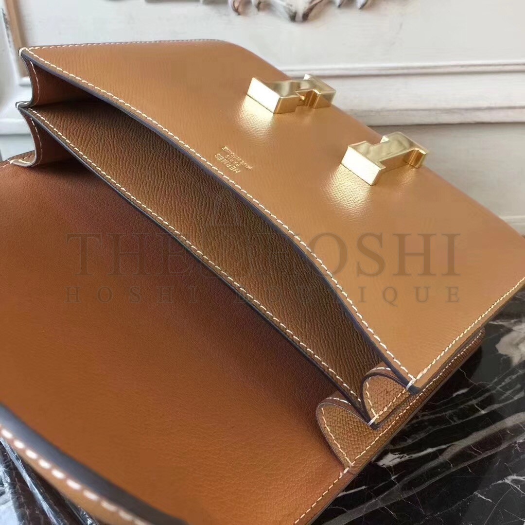 H**me5 Brown Constance MM 24cm Epsom Leather Bag Master Quality