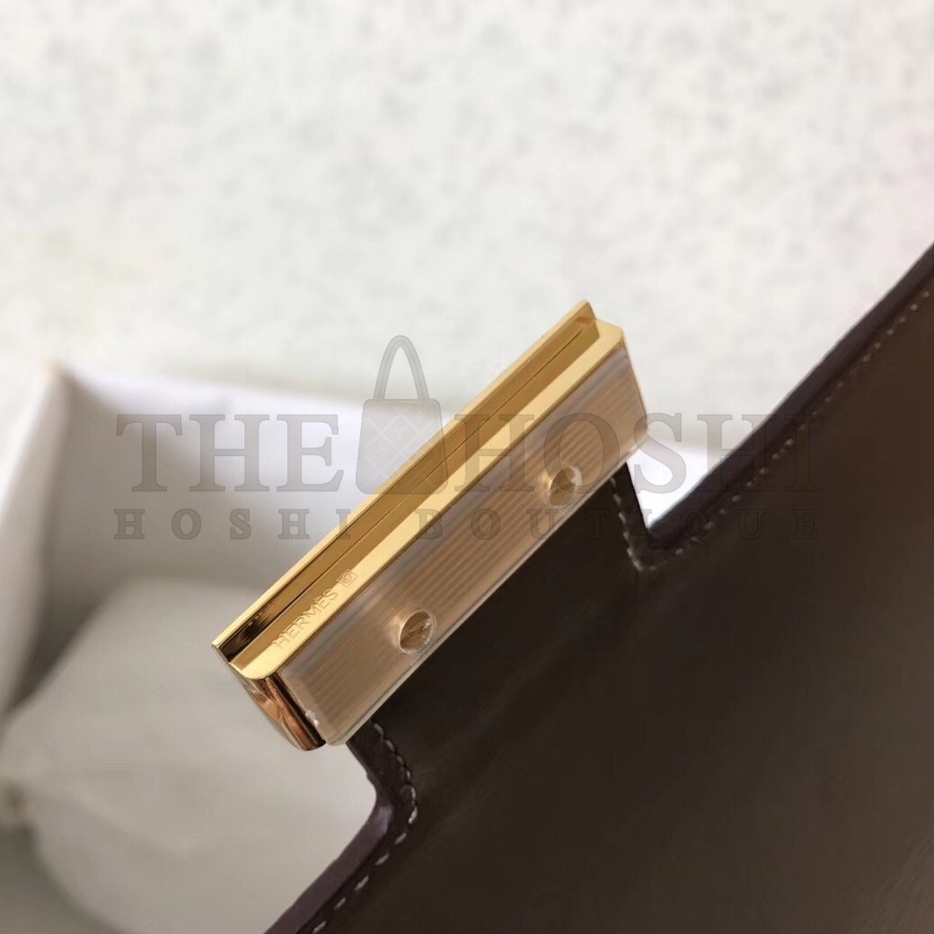 H**me5 Epsom Constance 24cm Taupe Handmade Bag Master Quality