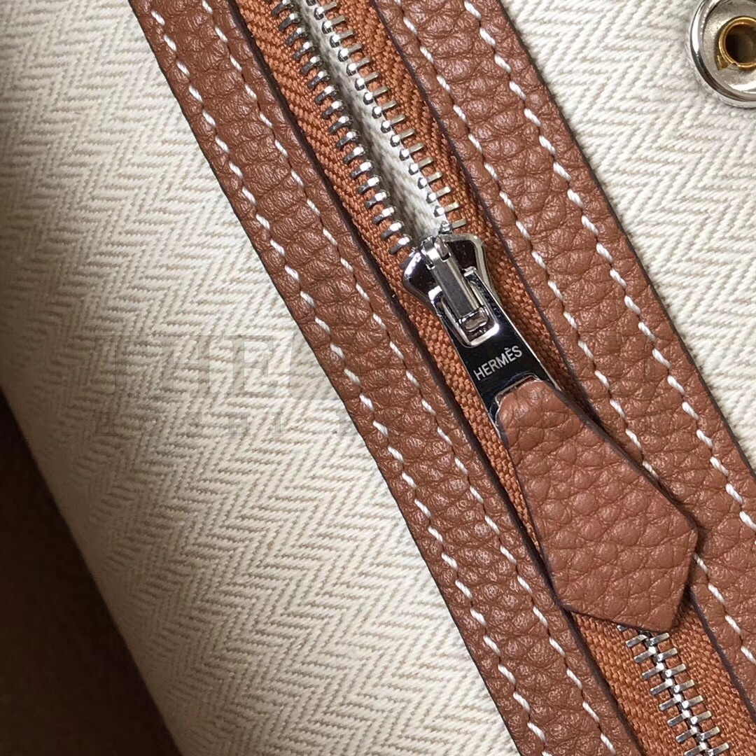 H**me5 Garden Party 30 Bag In Gold Clemence Leather Master Quality