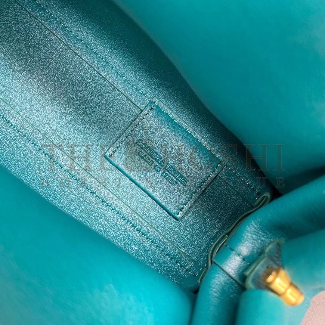B0tt*ga Ven*ta Small Point Top Handle Bag In Mallard Nappa Leather Master Quality