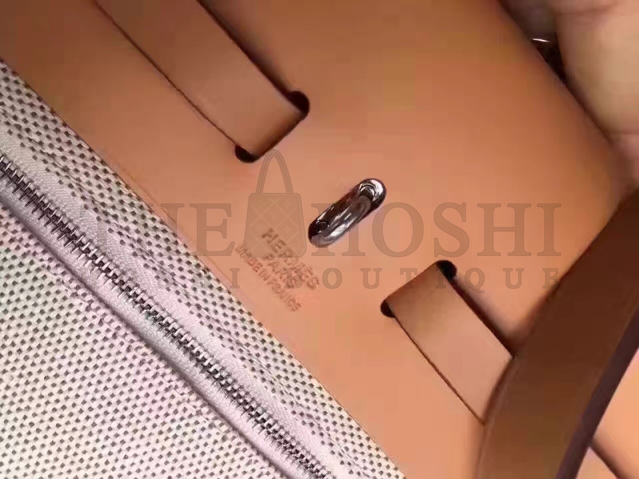 H**me5 Herbag Zip PM 31cm Bag In Beige Canvas Master Quality