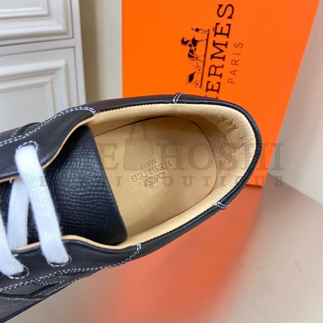 H**me5 Boomerang Sneakers In Black Epsom Leather Master Quality