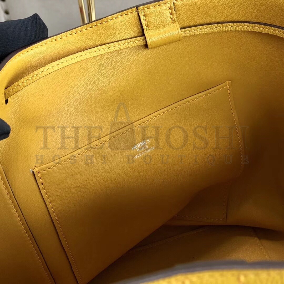 H**me5 Licol 17cm Bag In Yellow Evercolor Calfskin Master Quality