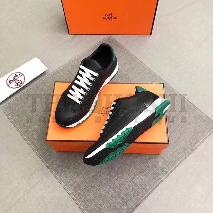 H**me5 Trail Sneakers In Black Epsom Calfskin Master Quality