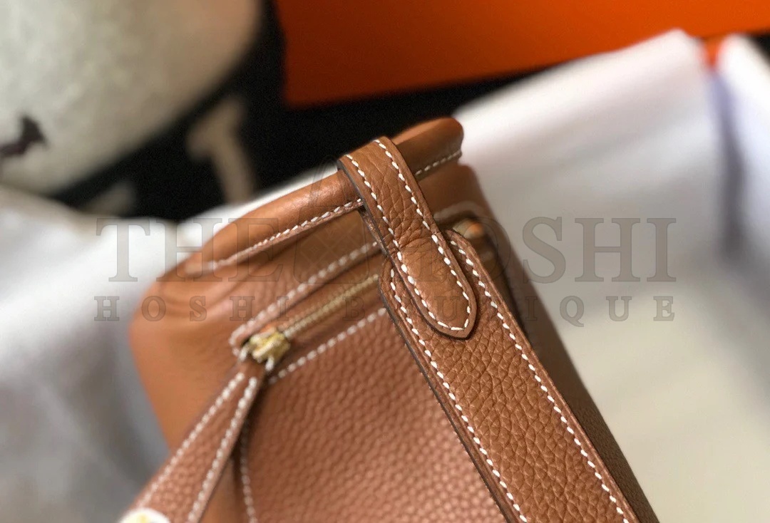 H**me5 Lindy Mini Bag In Gold Clemence Leather GHW Master Quality