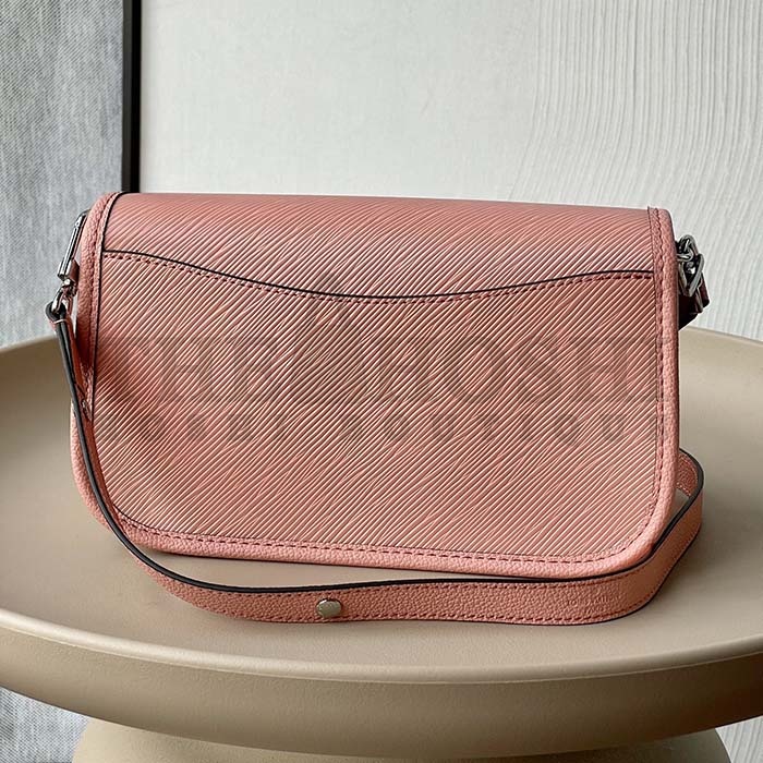 L0vis Vvtt0n LV Women Buci Crossbody Light Pink Epi Grained Smooth Cowhide Leather Master Quality
