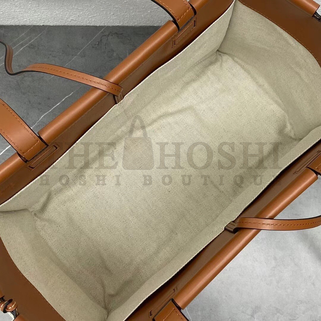 L0ew* Medium Cushion Tote In Beige Anagram Jacquard Master Quality