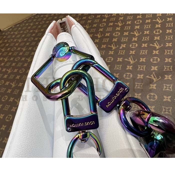 L0vis Vvtt0n LV SKI Women Coussin BB Handbag Gray Lambskin Calf-Leather Master Quality