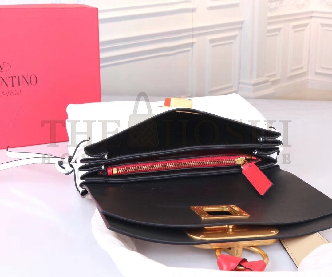 Va1e*ntin0 Garavani Beige/White Small VRing Shoulder Bag Master Quality