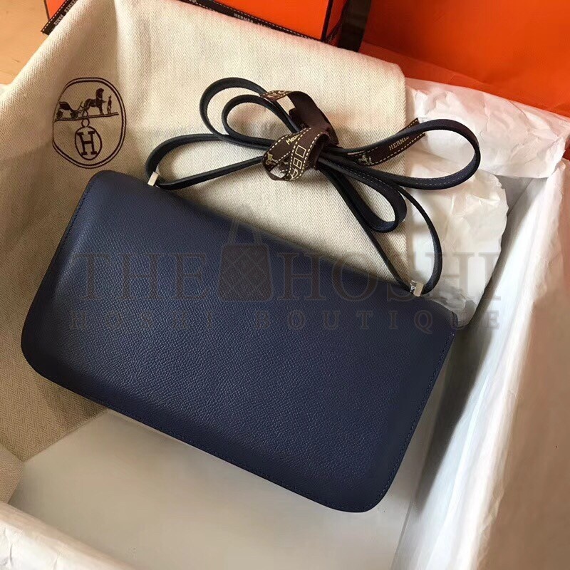 H**me5 Blue Royale Epsom Constance Elan 25cm Bag Master Quality