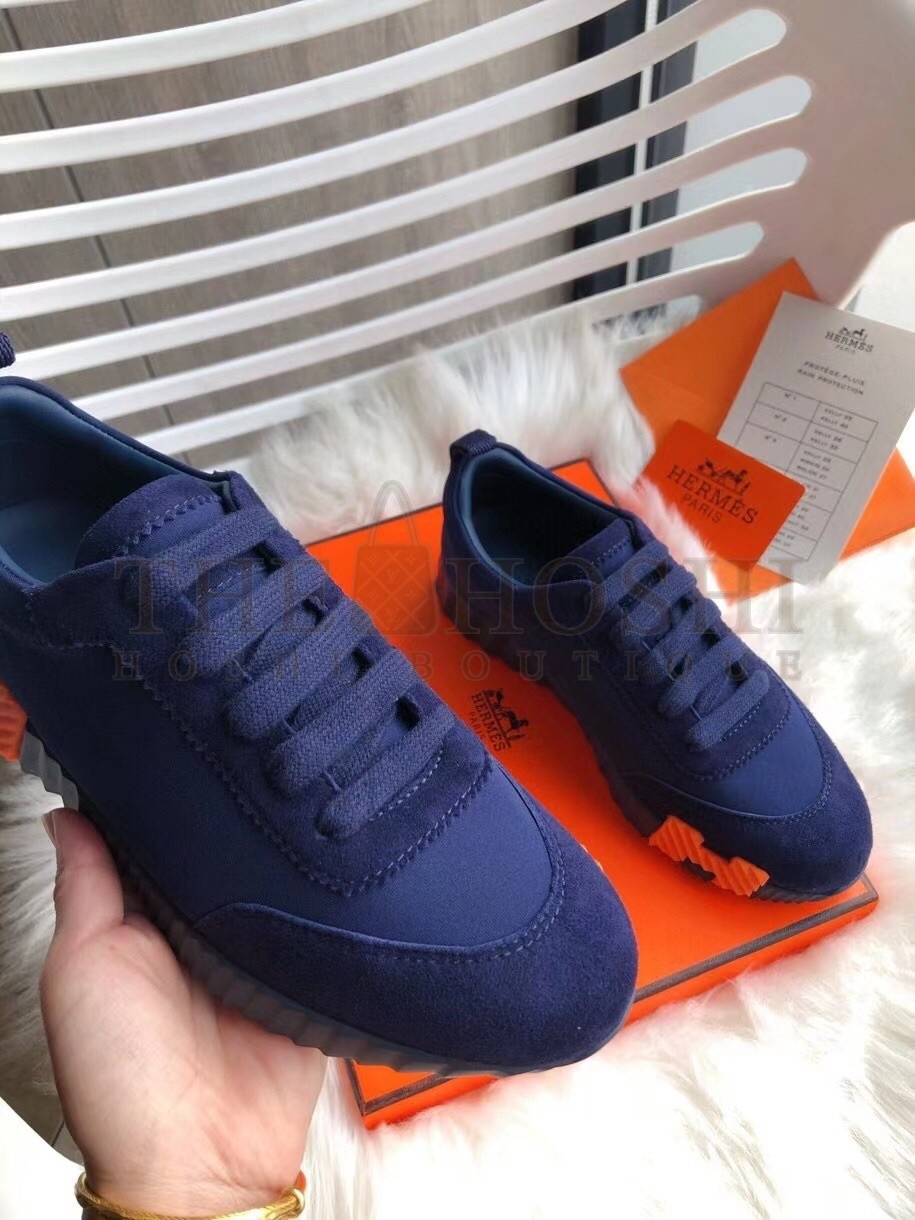 H**me5 Bouncing Sneakers In Blue Canvas Master Quality
