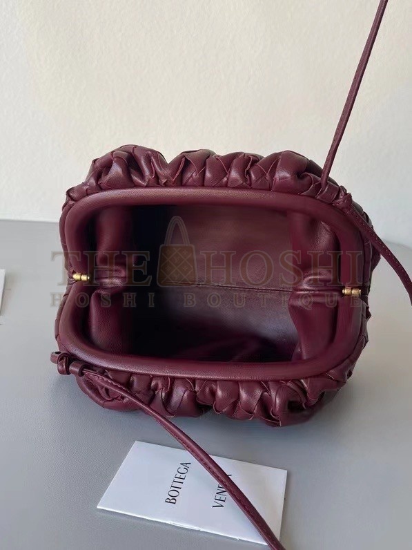 B0tt*ga Ven*ta Mini Pouch In Grape Intrecciato Lambskin Master Quality