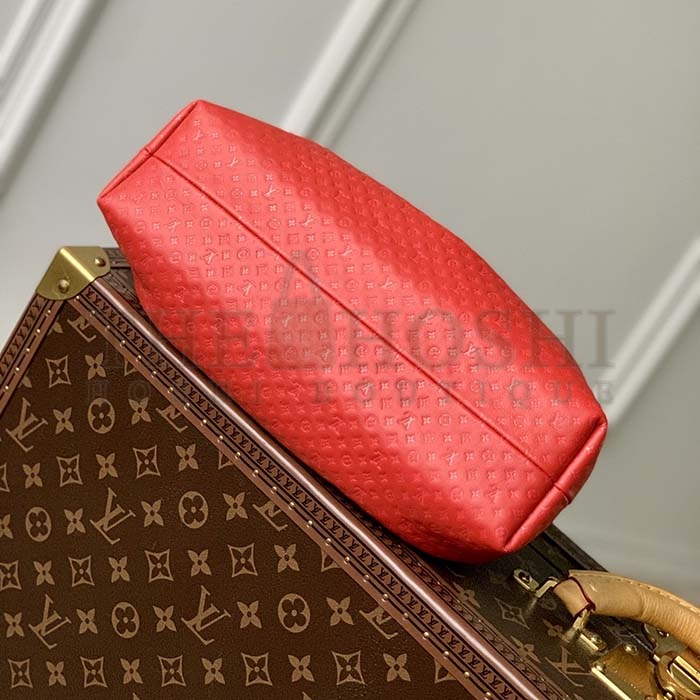 L0vis Vvtt0n LV Women Monogram Clutch Red Calfskin Leather S-Lock Master Quality