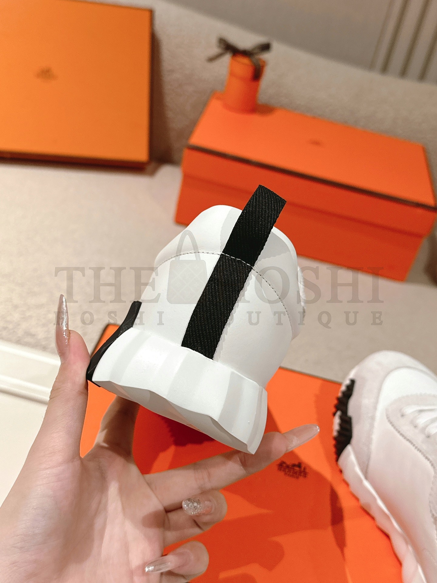 H**me5 Bouncing Sneakers In White Canvas Master Quality