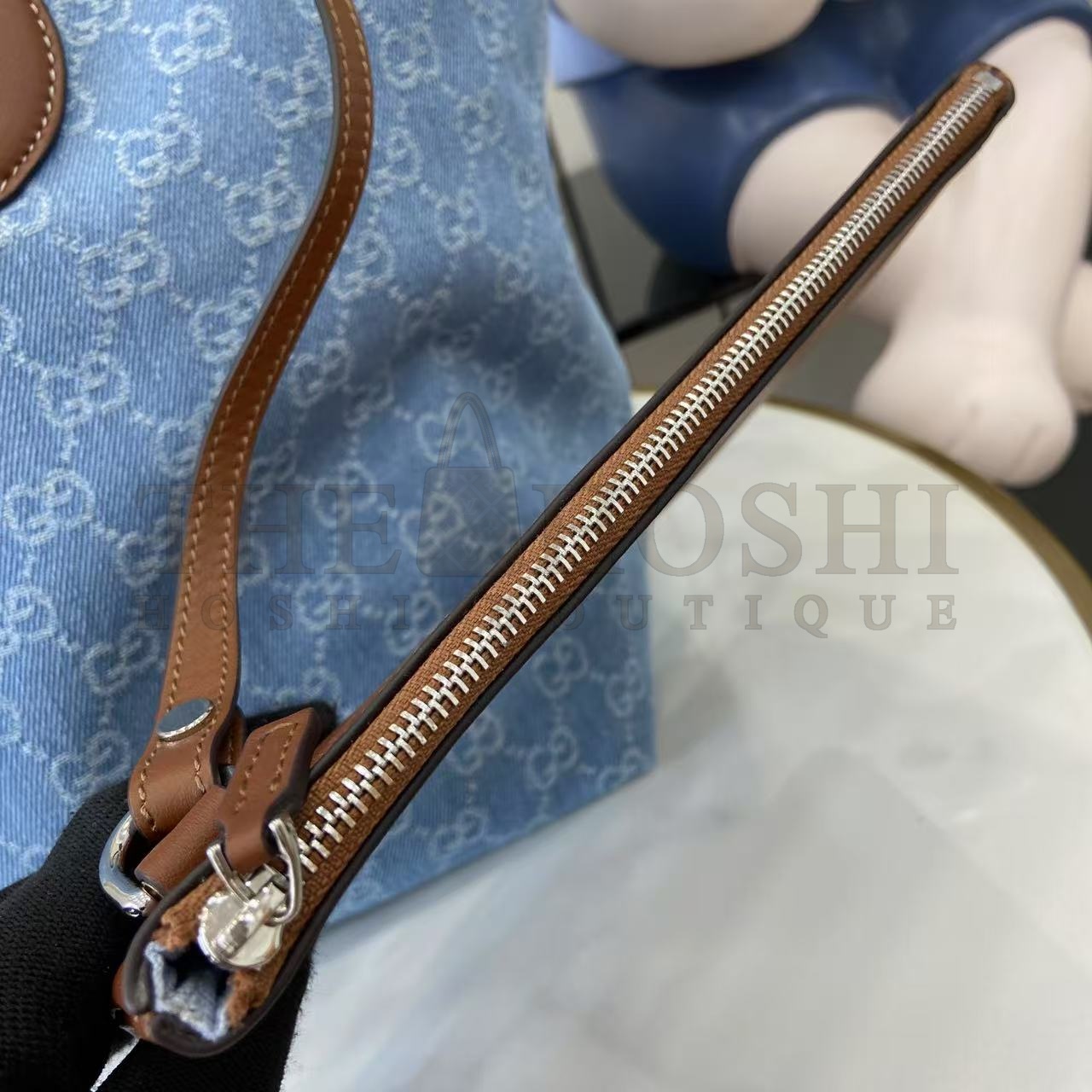 Gvc*1 GG Totissima Denim Tote Bag 30.5x28x27cm Master Quality