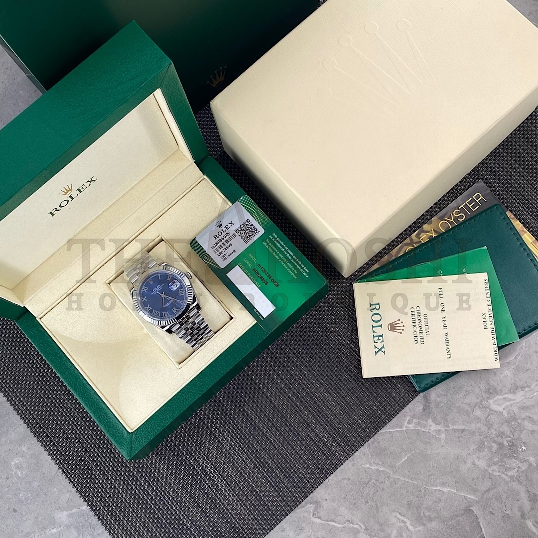 R01ex Datejust 41 Blue Dial Men