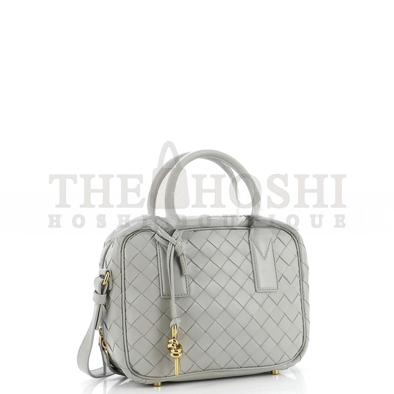 B0tt*ga Ven*ta GETAWAY BAG INTRECCIATO LEATHER SMALL 776736 (23.5*17.9*9cm) Master Quality