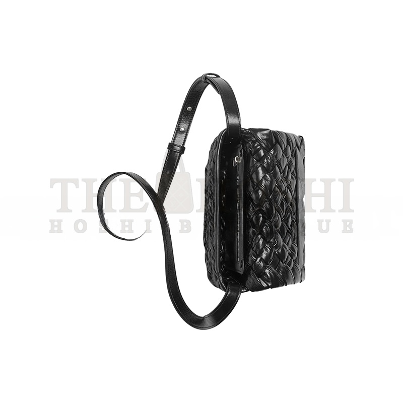 B0tt*ga Ven*ta SMALL RUMPLE MESSENGER 787113V4HO18803 (21*14*5cm) Master Quality