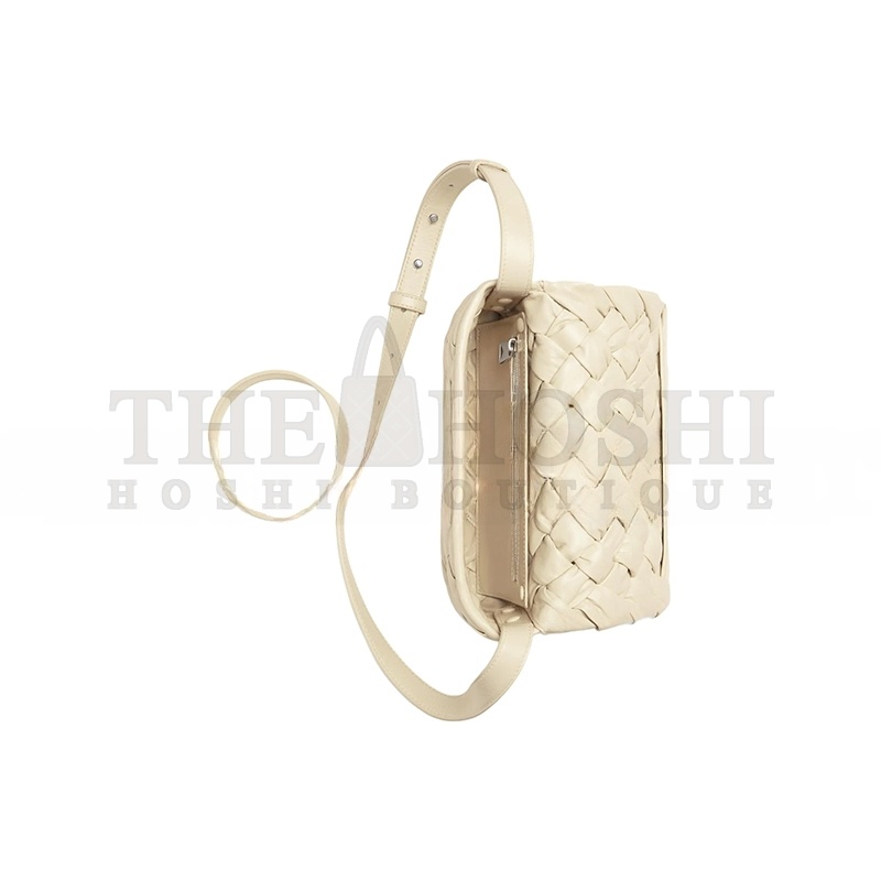 B0tt*ga Ven*ta SMALL RUMPLE MESSENGER 787113V4HO19194 (21*14*5cm) Master Quality