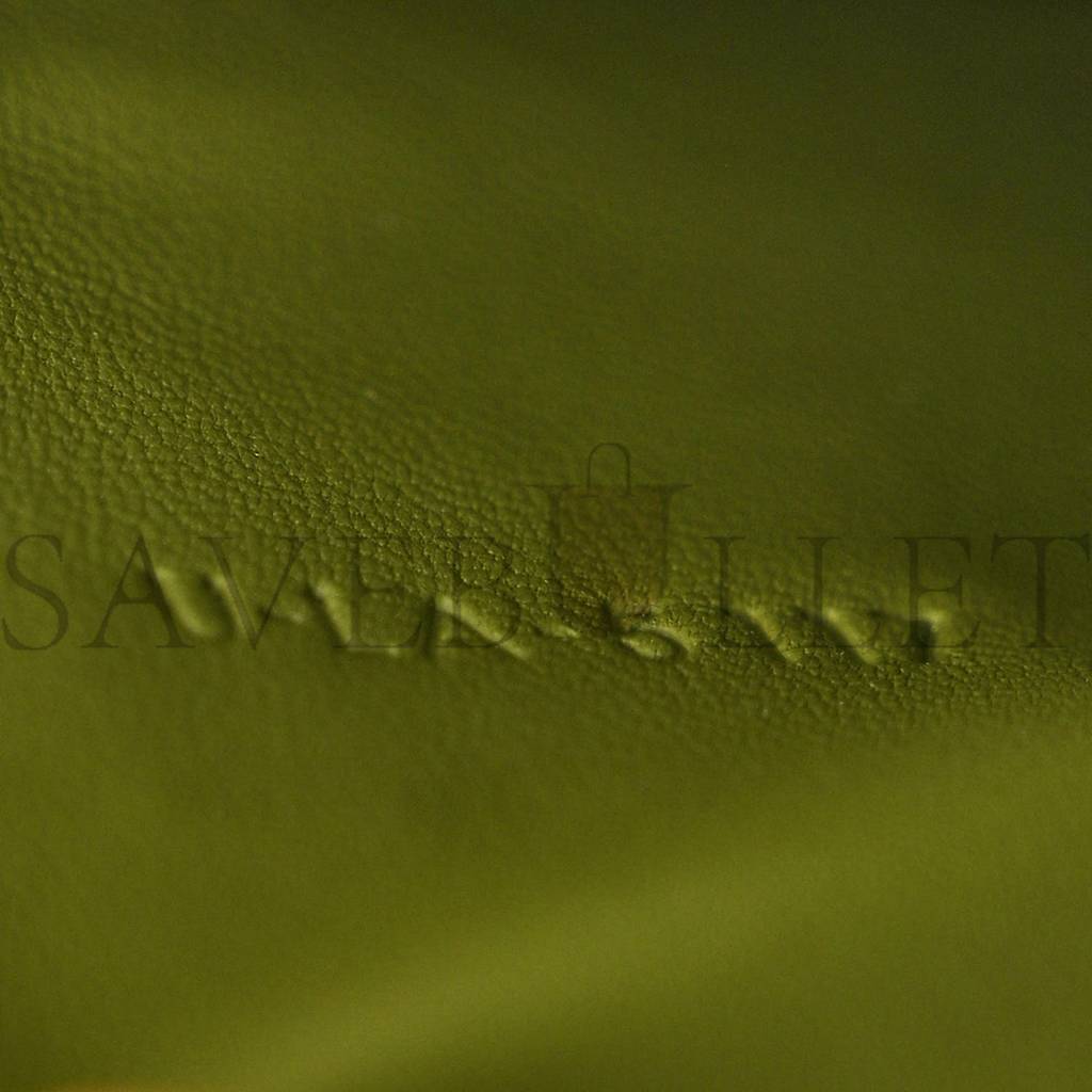 Ce1i*e BOX CALFSKIN CLASSIC BOX MEDIUM FLAP BAG ARMY GREEN (23*18*6cm) Master Quality